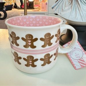 NEW Peppermint & Pine Pink Gingerbread Mug